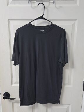 Men's Crew Neck T-Shirt in Dark Charcoal